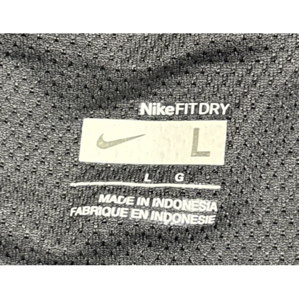 Nike Athletic Shorts Mens Large Blue FitDry Brief Lined Embroidered Logo Vintage